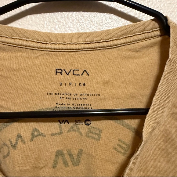 RVCA Women's Short Sleeve cropped tee - Picture 3 of 4
